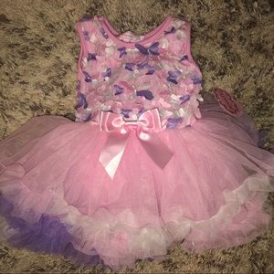 Butterfly pink and purple dress - $25 OBO